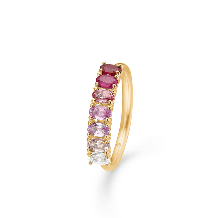 Poetry ruby ring i 14 kt. guld