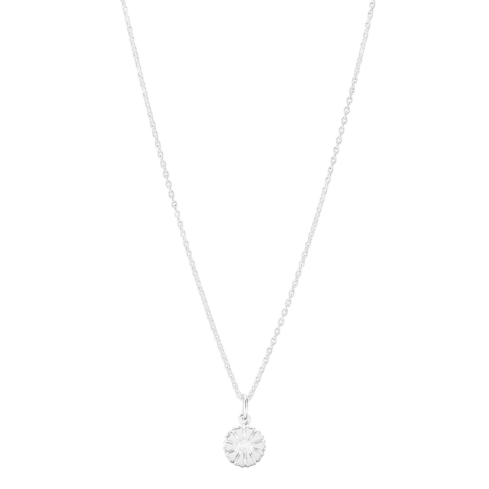 Marguerit halskæde i sølv