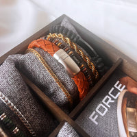 Herre læder armbånd