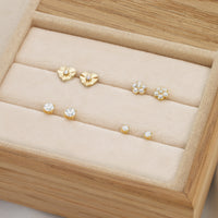 Øreringe i 8 kt. guld