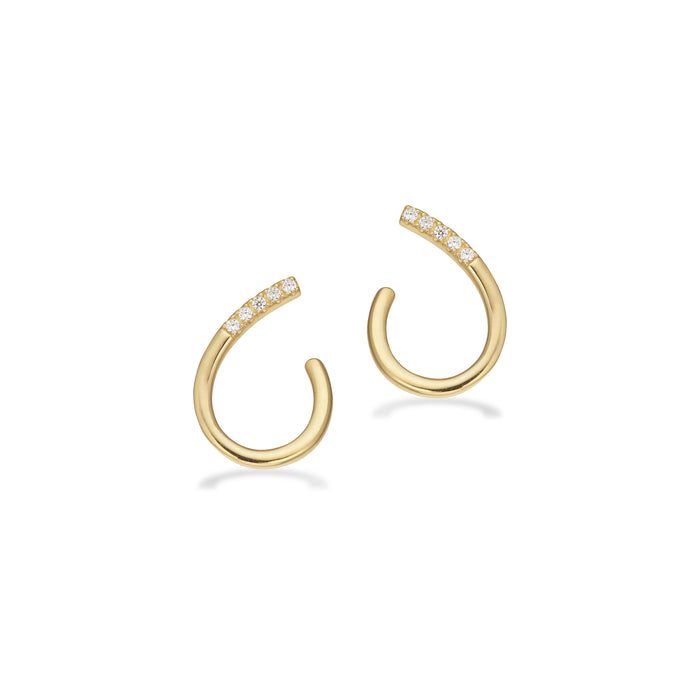 Ørering i 8 kt. guld