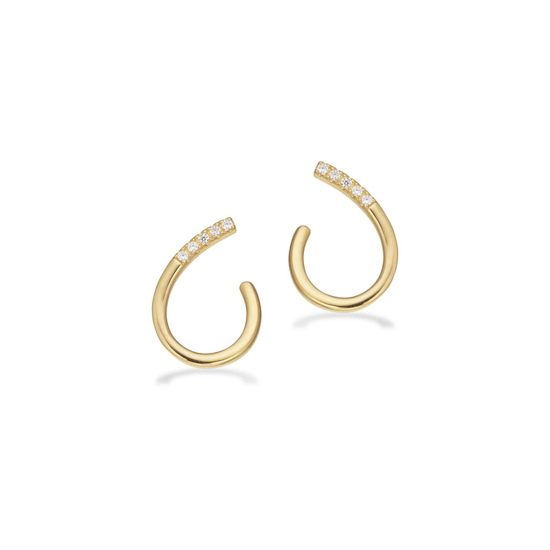 Ørering i 8 kt. guld