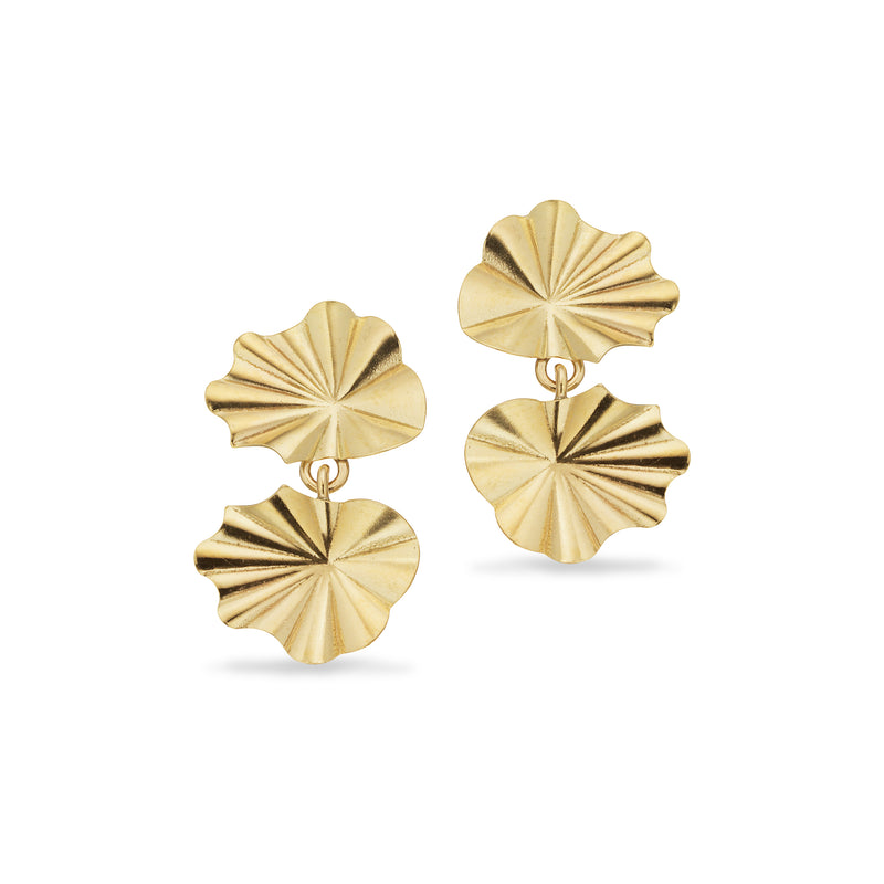 Øreringe i 8 kt. guld