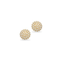 Øreringe i forgyldt sølv