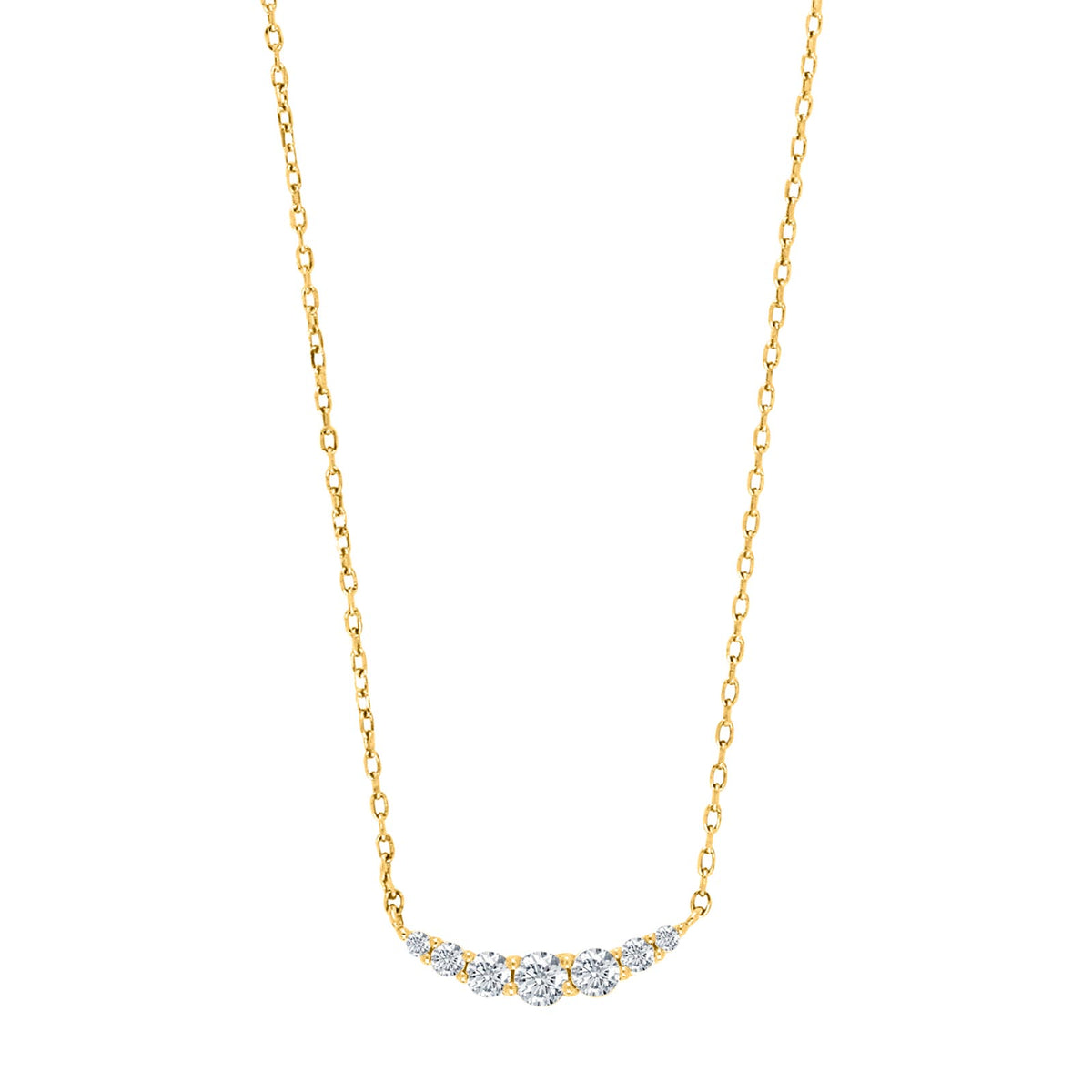 Halskæde i forgyldt sølv