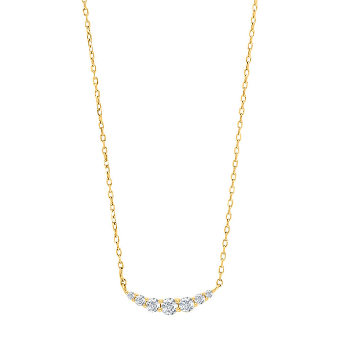 Halskæde i forgyldt sølv