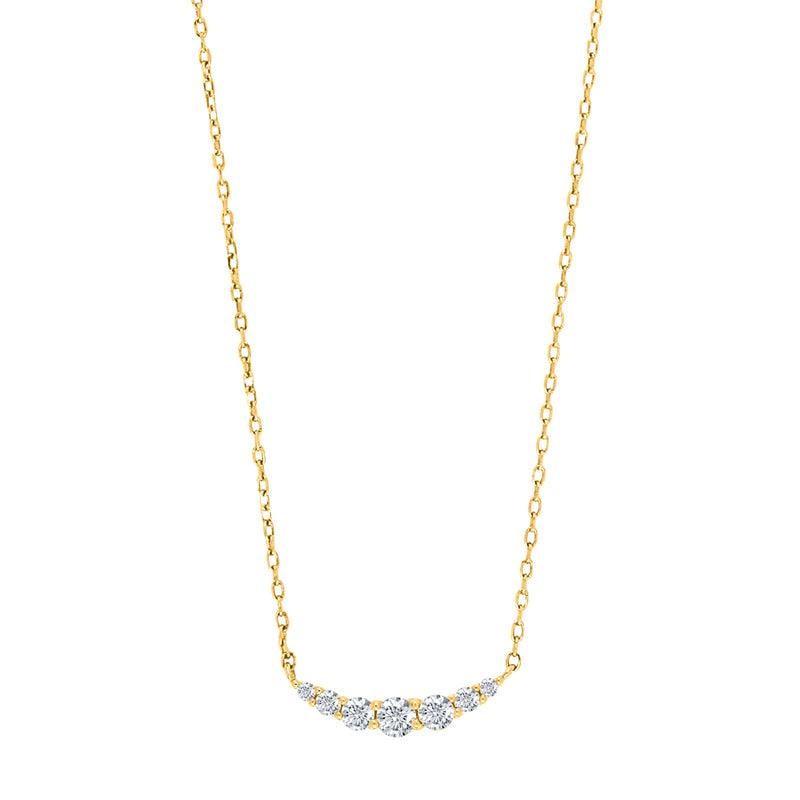 Halskæde i forgyldt sølv