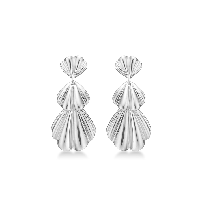 Velvet ørestikker i sølv