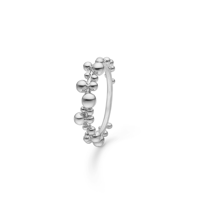 bubbles ring i sølv