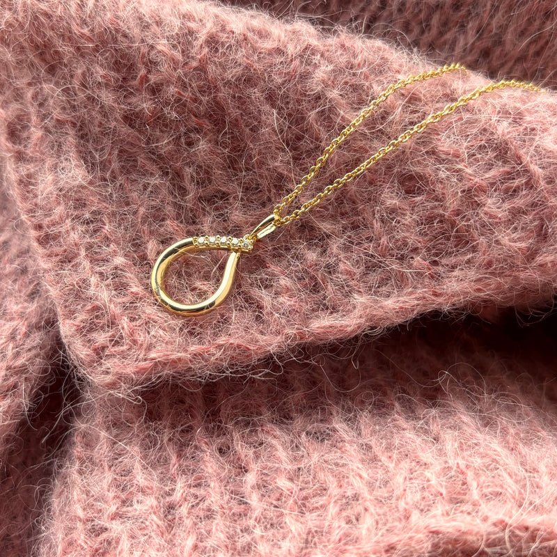 Halskæde i 8 kt. guld