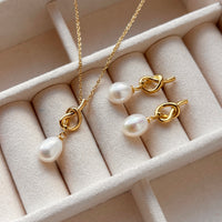 Halskæde i forgyldt sølv