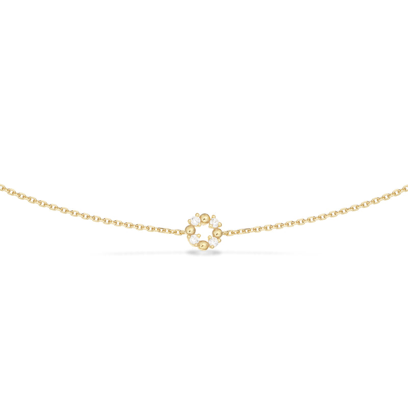 Armbånd i forgyldt sølv