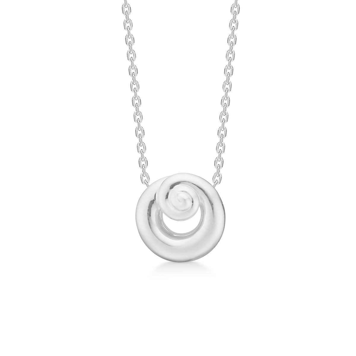 Happy halskæde i sølv