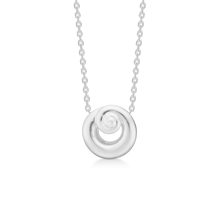 Happy halskæde i sølv