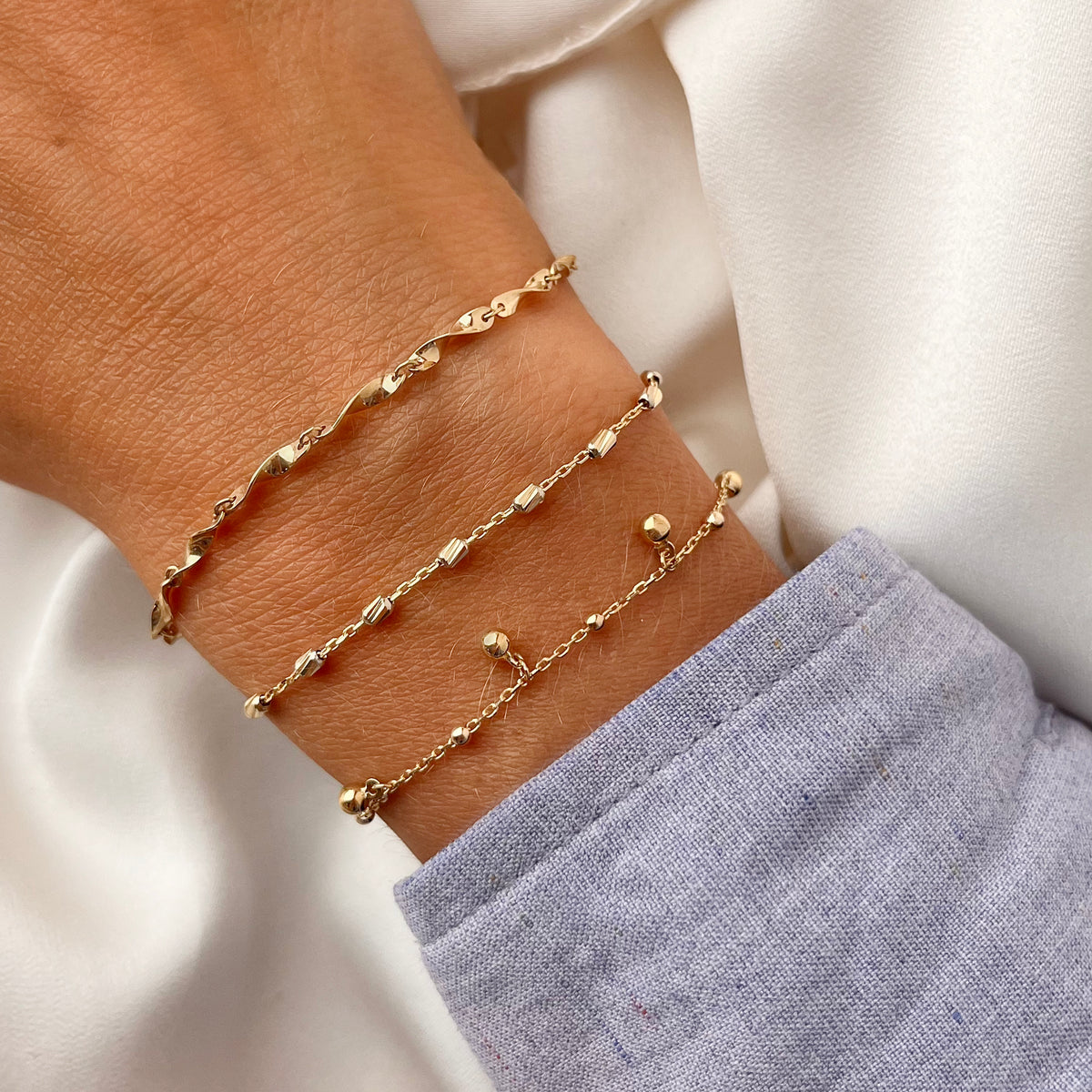 Armbånd i 8 kt. guld