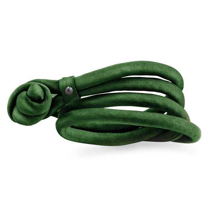 Ole Lynggaard smaragd grøn silkearmbånd